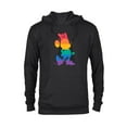 thumbnail image 1 of Disney Minnie Mouse Pride Classic Pose Rainbow Icon Fill - Pullover Hoodie for Adults - Customized-Black, 1 of 5