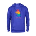 thumbnail image 1 of Disney Minnie Mouse Pride Classic Pose Rainbow Icon Fill - Pullover Hoodie for Adults - Customized-Royal, 1 of 5