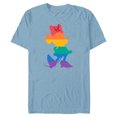 thumbnail image 1 of Disney Minnie Mouse Pride Classic Pose Rainbow Icon Fill - Short Sleeve Blended T-Shirt for Adults - Customized-Ocean Blue, 1 of 5