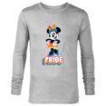 thumbnail image 1 of Disney Minnie Mouse Pride Happy Rainbow Fashion - Long Sleeve T-Shirt for Men - Customized-Athletic Heather, 1 of 5