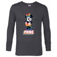 thumbnail image 1 of Disney Minnie Mouse Pride Happy Rainbow Fashion - Long Sleeve T-Shirt for Men - Customized-Charcoal Heather, 1 of 5