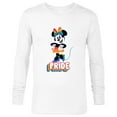 thumbnail image 1 of Disney Minnie Mouse Pride Happy Rainbow Fashion - Long Sleeve T-Shirt for Men - Customized-White, 1 of 5