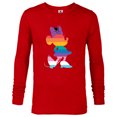 thumbnail image 1 of Disney Minnie Mouse Pride Inclusive Pose Rainbow Icon Fill - Long Sleeve T-Shirt for Men - Customized-New Red, 1 of 5