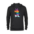 thumbnail image 1 of Disney Minnie Mouse Pride Inclusive Pose Rainbow Icon Fill - Pullover Hoodie for Adults - Customized-Black, 1 of 5