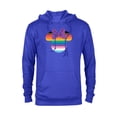 thumbnail image 1 of Disney Minnie Mouse Pride Inclusive Rainbow Head Icon Fill - Pullover Hoodie for Adults - Customized-Royal, 1 of 5