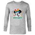 thumbnail image 1 of Disney Minnie Mouse Pride Rainbow Vibes Doodles - Long Sleeve T-Shirt for Men - Customized-Athletic Heather, 1 of 5