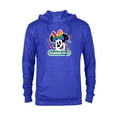 thumbnail image 1 of Disney Minnie Mouse Pride Rainbow Vibes Doodles - Pullover Hoodie for Adults - Customized-Royal, 1 of 5