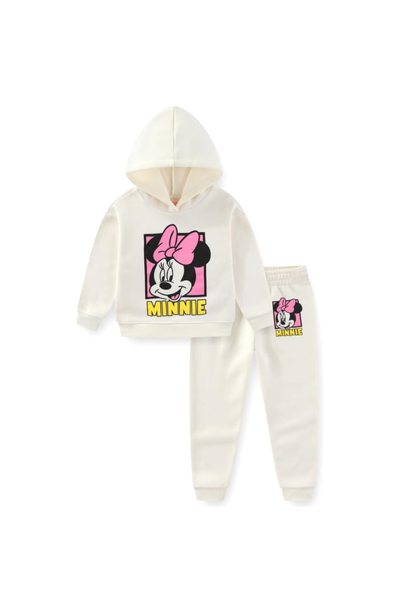 Minnie Mouse Pullover Hoodie and Pants Set (Girls), 2 Piece Set, Sizes 2T-6X