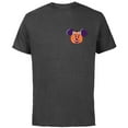 thumbnail image 1 of Disney Minnie Mouse Pumpkin Jack-O’-Lantern Halloween - Short Sleeve Cotton T-Shirt for Adults - Customized-Charcoal, 1 of 5