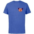 thumbnail image 1 of Disney Minnie Mouse Pumpkin Jack-O’-Lantern Halloween - Short Sleeve Cotton T-Shirt for Adults - Customized-Royal Heather, 1 of 5