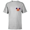thumbnail image 1 of Disney Minnie Mouse Pumpkin Jack-O’-Lantern Halloween - Short Sleeve T-Shirt for Kids - Customized-Athletic Heather, 1 of 5