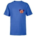 thumbnail image 1 of Disney Minnie Mouse Pumpkin Jack-O’-Lantern Halloween - Short Sleeve T-Shirt for Kids - Customized-Royal, 1 of 5