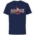 thumbnail image 1 of Disney Minnie Mouse Racing Mickey & Friends Race Car Drivers - Short Sleeve Cotton T-Shirt for Adults - Customized-Navy, 1 of 5