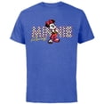 thumbnail image 1 of Disney Minnie Mouse Racing Mickey & Friends Race Car Drivers - Short Sleeve Cotton T-Shirt for Adults - Customized-Royal Heather, 1 of 5