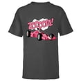 thumbnail image 1 of Disney Minnie Mouse Racing Team "ZOOOOM!" Race Car Driver - Short Sleeve T-Shirt for Kids - Customized-Charcoal Heather, 1 of 5