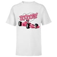 thumbnail image 1 of Disney Minnie Mouse Racing Team "ZOOOOM!" Race Car Driver - Short Sleeve T-Shirt for Kids - Customized-White, 1 of 5