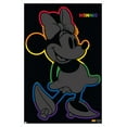 thumbnail image 1 of Disney Minnie Mouse - Rainbow Outline Wall Poster, 22.375" x 34" Framed, 1 of 6