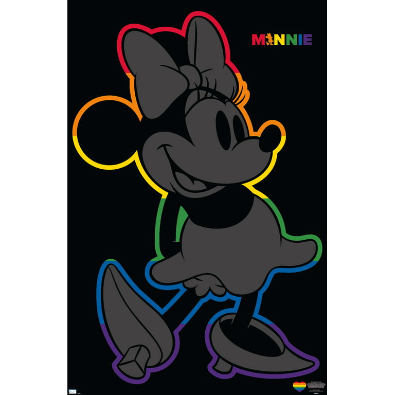 Disney Kids Vol. 4 Minnie Mouse Rainbow Wallpaper - Red – US Wall Decor