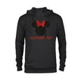 thumbnail image 1 of Disney Minnie Mouse Red Bow Icon Schwester Family German- Pullover Hoodie for Adults - Customized-Black, 1 of 5