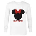thumbnail image 1 of Disney Minnie Mouse Sister Family - Long Sleeve T-Shirt for Men – Customized-White, 1 of 5