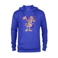 thumbnail image 1 of Disney Minnie Mouse Red White Blue Tie Dye - Pullover Hoodie for Adults - Customized-Royal, 1 of 5