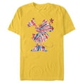 thumbnail image 1 of Disney Minnie Mouse Red White Blue Tie Dye - Short Sleeve Blended T-Shirt for Adults - Customized-Yellow, 1 of 5
