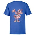 thumbnail image 1 of Disney Minnie Mouse Red White Blue Tie Dye - Short Sleeve T-Shirt for Kids - Customized-Royal, 1 of 5