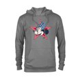 thumbnail image 1 of Disney Minnie Mouse Red White and Blue Retro Americana - Pullover Hoodie for Adults - Customized-Athletic Heather, 1 of 5