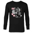 thumbnail image 1 of Disney Minnie Mouse Retro Digital Hearts - Long Sleeve T-Shirt for Men - Customized-Black, 1 of 5