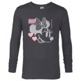 thumbnail image 1 of Disney Minnie Mouse Retro Digital Hearts - Long Sleeve T-Shirt for Men - Customized-Charcoal Heather, 1 of 5