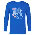 thumbnail image 1 of Disney Minnie Mouse Retro Digital Hearts - Long Sleeve T-Shirt for Men - Customized-Navy, 1 of 5