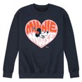 thumbnail image 1 of Disney - Minnie Mouse - Retro Heart - Men's Crew Neck Fleece Pullover, 1 of 5