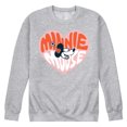 thumbnail image 1 of Disney - Minnie Mouse - Retro Heart - Men's Crew Neck Fleece Pullover, 1 of 5