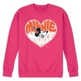thumbnail image 1 of Disney - Minnie Mouse - Retro Heart - Men's Crew Neck Fleece Pullover, 1 of 4