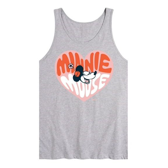 Disney - Minnie Mouse - Retro Heart - Men's Jersey Tank Top