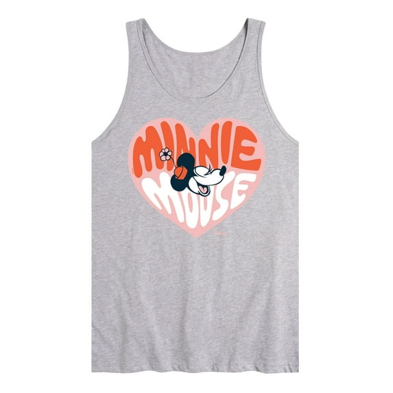 Disney - Minnie Mouse - Retro Heart - Men's Jersey Tank Top