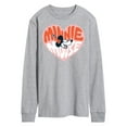 thumbnail image 1 of Disney - Minnie Mouse - Retro Heart - Men's Long Sleeve T-Shirt, 1 of 5