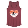 thumbnail image 1 of Disney - Minnie Mouse - Retro Heart - Women's Racerback Tank Top, 1 of 4
