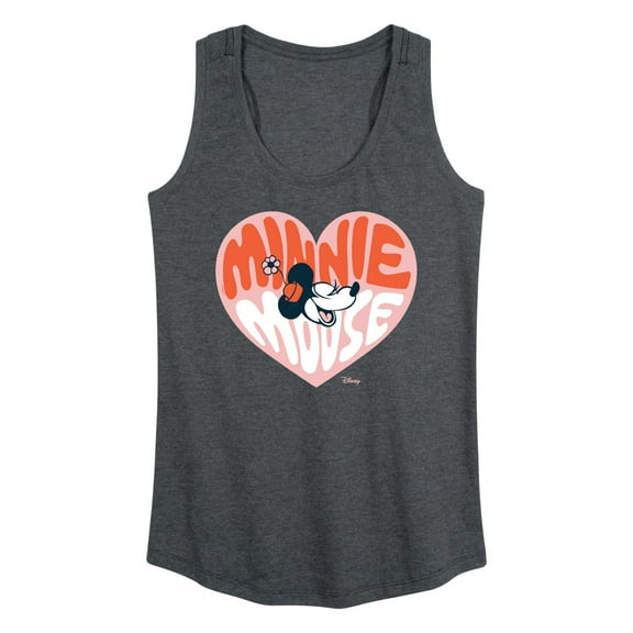 Disney - Minnie Mouse - Retro Heart - Women's Racerback Tank Top