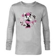 thumbnail image 1 of Disney Minnie Mouse Retro Vinyl Summer - Long Sleeve T-Shirt for Men - Customized-Athletic Heather, 1 of 5