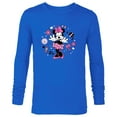 thumbnail image 1 of Disney Minnie Mouse Retro Vinyl Summer - Long Sleeve T-Shirt for Men - Customized-Navy, 1 of 5