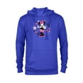 thumbnail image 1 of Disney Minnie Mouse Retro Vinyl Summer - Pullover Hoodie for Adults - Customized-Navy, 1 of 5