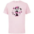 thumbnail image 1 of Disney Minnie Mouse Retro Vinyl Summer - Short Sleeve Cotton T-Shirt for Adults - Customized-Soft Pink, 1 of 5