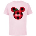 thumbnail image 1 of Disney Minnie Mouse SISTER Holiday Family - Short Sleeve Cotton T-Shirt for Adults - Customized-Soft Pink, 1 of 5