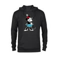 thumbnail image 1 of Disney Minnie Mouse Sassy Wink Black - Pullover Hoodie for Adults - Customized-Black, 1 of 5