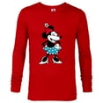 thumbnail image 1 of Disney Minnie Mouse Sassy Wink - Long Sleeve T-Shirt for Men - Customized-New Red, 1 of 5