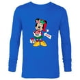 thumbnail image 1 of Disney Minnie Mouse Secret Santa Cupcake Nice for Christmas - Long Sleeve T-Shirt for Men - Customized-Navy, 1 of 5