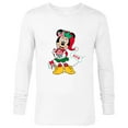 thumbnail image 1 of Disney Minnie Mouse Secret Santa Cupcake Nice for Christmas - Long Sleeve T-Shirt for Men - Customized-White, 1 of 5