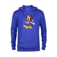 thumbnail image 1 of Disney Minnie Mouse Secret Santa Cupcake Nice for Christmas - Pullover Hoodie for Adults - Customized-Royal, 1 of 5