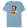 thumbnail image 1 of Disney Minnie Mouse Secret Santa Cupcake Nice for Christmas - Short Sleeve Blended T-Shirt for Adults - Customized-Ocean Blue, 1 of 5